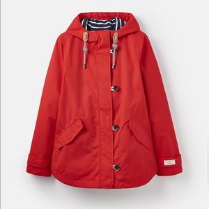 Joules Raincoat in Red! Size 6
